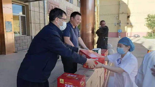 天津市宝坻区体育直播在线观看企鹅直播慰问疫苗接种一线工作人员