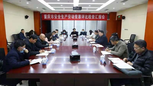 2021年重庆市安全生产劳动竞赛评比检查汇报会召开