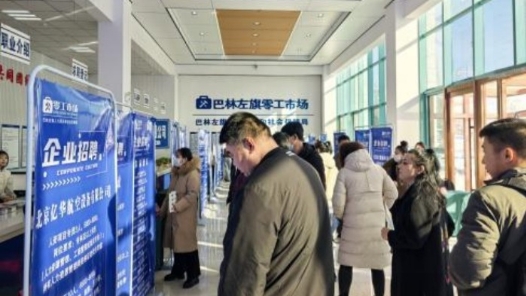 内蒙古巴林左旗多部门联合举办招聘会 190余个岗位送到家门口